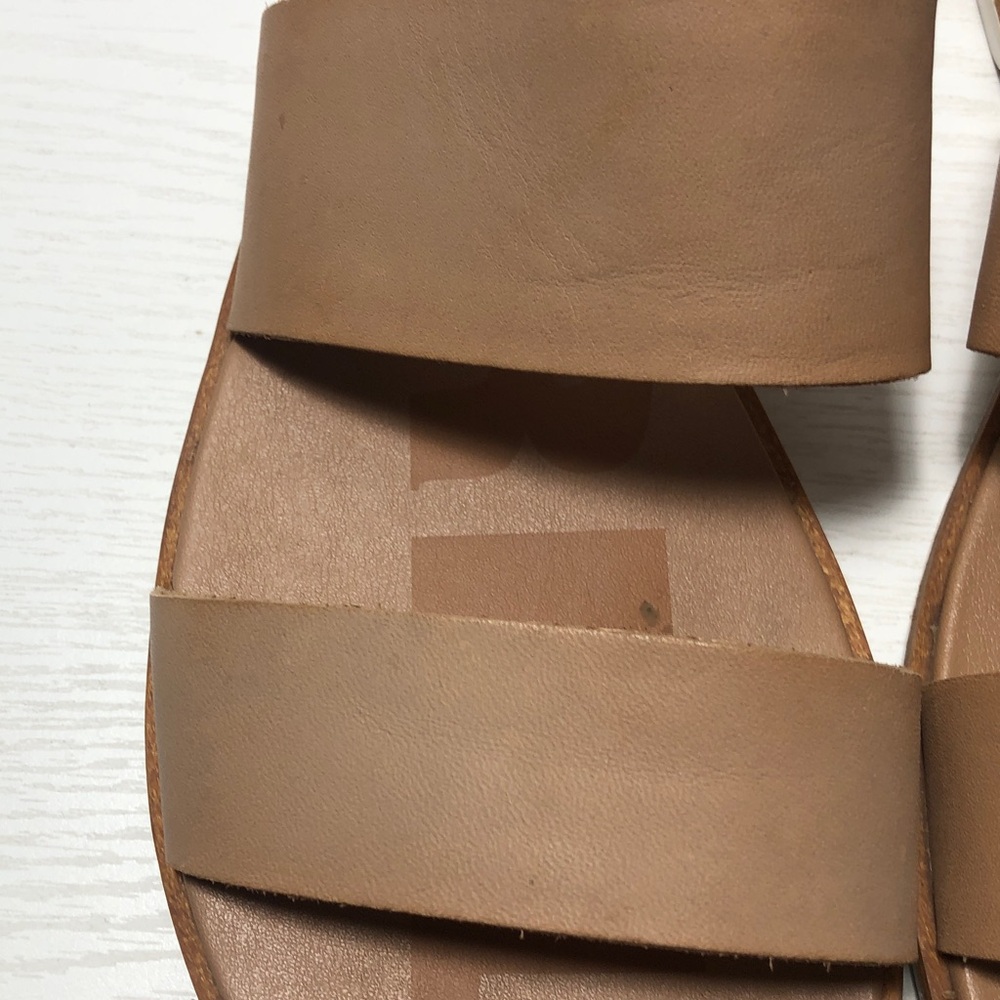Sorel Ella II Leather Slide Sandal Tan Women’s Size 8 - Picture 9 of 11